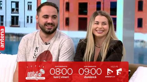 Super Neatza, 15 ianuarie 2024. Mădălina și Emil Popescu, detalii din culisele emisiunii Power Couple România