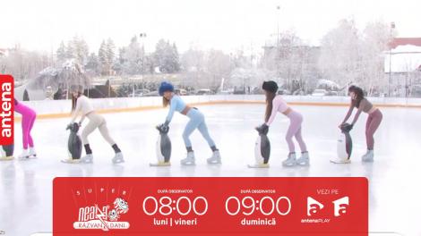 Super Neatza, 23 ianuarie 2024. Fitness cu Diana Stejereanu: Antrenament full body pe patinoar!