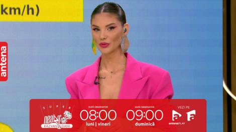 Super Neatza, 26 ianuarie 2024. Prognoza meteo cu Ramona Olaru: Cod galben de vânt la munte și în mai multe regiuni din țară