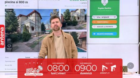 Super Neatza, 1 februarie 2024. Recomandările HomeZZ.ro. Top 5 proprietăți de închiriat, complet mobilate și utilate