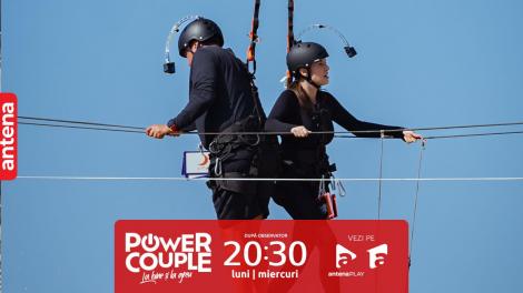 Power Couple România, 7 februarie 2024. Daiana Anghel și Sorin Gonțea, nervi la 30 de metri înălțime, pe un pod suspendat!