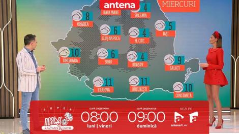 Super Neatza, 14 februarie 2024. Prognoza meteo cu Ramona Olaru: Temperaturile maxime vor atinge 10-11 grade