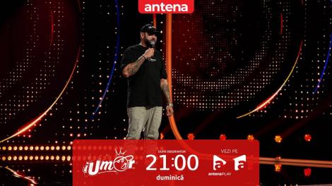 iUmor sezonul 16, 18 februarie 2024. Remus Iosub aka Ramore dă clasă cu glumele de „bombardier”