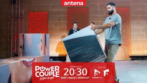 Power Couple România, 20 februarie 2024. Lovitură grea pentru Blenche și Cătălin! Probleme pentru soțul ei la proba de viteză și atenție distributivă