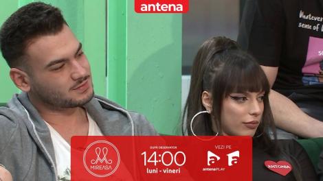 Mireasa sezonul 9, 22 februarie 2024. Valentin, îndemn pentru Antonia să evite discuțiile care nu îi fac bine