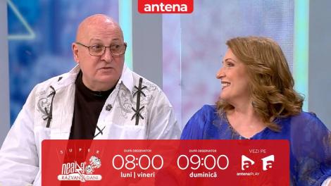 Super Neatza, 22 februarie 2024. Carmen Ionescu și Bebe Cotimanis, roluri savuroase în serialul Lia - Soția soțului meu