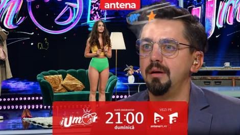 iUmor sezonul 16, 25 februarie 2024. Andreea Vînătoru hipnotizează juriul cu momentul său: Asta poate să facă și Lizi!