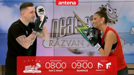 Super Neatza, 27 februarie 2024. Mihai Zmărăndescu, antrenament spectaculos de kickboxing cu Ramona Olaru