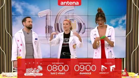 Super Neatza, 29 februarie 2024. Profesorii trăzniți: Cum să confecționezi un stingător de incendiu