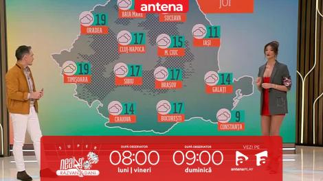 Super Neatza, 29 februarie 2024. Prognoza meteo cu Ramona Olaru: Cerul va avea înnorări temporare
