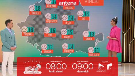 Super Neatza, 1 martie 2024. Prognoza meteo cu Ramona Olaru: Vremea se anunță caldă
