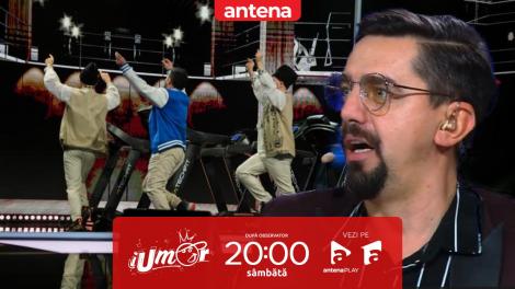 iUmor sezonul 16, 3 martie 2024. Ansamblul Libelula au făcut show total doar cu o bandă de alergat