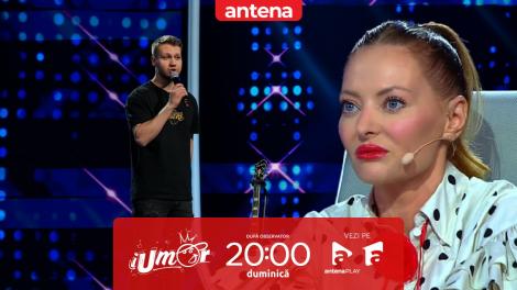 iUmor sezonul 16, 3 martie 2024. Alex Vartolomei și-a început numărul cântând la chitară, iar după câteva minute s-a transformat complet