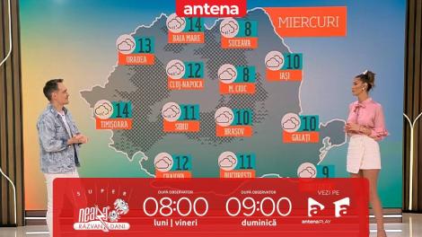 Super Neatza, 6 martie 2024. Prognoza meteo cu Ramona Olaru: Cerul este mai mult noros