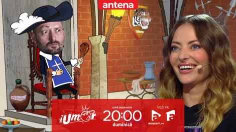 iUmor sezonul 16, 10 martie 2024. Super animație! Tudor Om i-a transformat pe jurați în personaje de desene animate