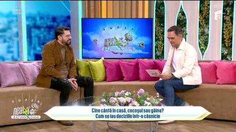 Super Neatza, 14 martie 2024. Cine cântă în casă, cocoșul sau găina? Cum se iau deciziile într-o căsnicie