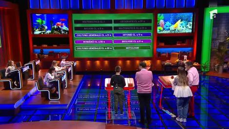 Ești mai deștept decât un copil de clasa a V-a? | Sezonul 2, 13 martie 2024. Tatăl, alături de fiică, au câștigat 10.000 de lei