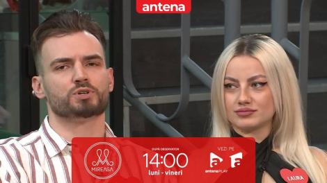 Mireasa sezonul 9, 14 martie 2024. Laura către Khaled: Nu vreau să mai aduci în discuție faptul că mă placi!