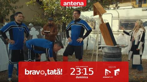 Bravo, tată! | Sezonul 2, episodul 5, 17 martie 2024. Tăticii, modele pentru pictura de pe o piată funerară: Nu te mai mișca, că nu e video!