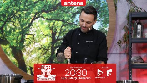 Chefi la cuțite | Sezonul 13, 18 martie 2024. Panică în bucătărie! Ce gafă a făcut chef Orlando Zaharia