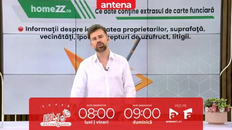 Super Neatza, 19 martie 2024. HomeZZ.ro: Ce este extrasul de carte funciară