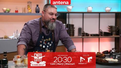 Chefi la cuțite | Sezonul 13, 20 martie 2024. Ștefan Crăciun a adus un preparat riscant în fața juraților! Ce i-au spus chefii