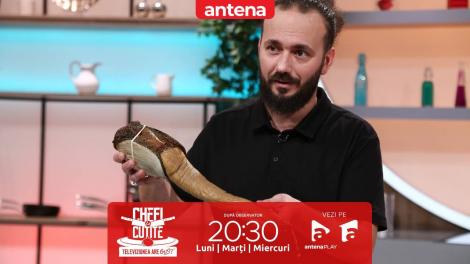 Chefi la cuțite | Sezonul 13, 20 martie 2024. Alexander Oprea le gătește chefilor o scoică din Alaska