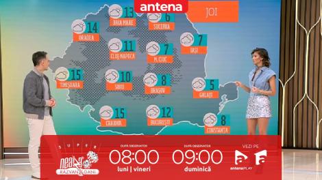 Super Neatza, 21 martie 2024. Prognoza meteo cu Ramona Olaru: Cod galben de viscol și vânt puternic