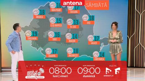 Super Neatza, 22 martie 2024. Prognoza meteo cu Ramona Olaru: Cer variabil și temperaturi în creștere în toată țara