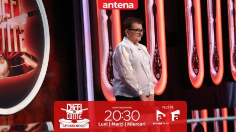 Chefi la cuțite | Sezonul 13, 25 martie 2024. Ioana Mincu, pensionara înscrisă în competiție de propriul chiriaș