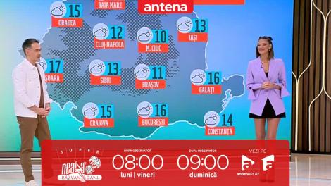 Super Neatza, 26 martie 2024. Prognoza meteo cu Ramona Olaru: Temperaturile maxime vor atinge 17-18 grade