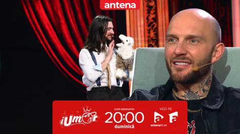 iUmor sezonul 16, 31 martie 2024. Daniele și Naimana, număr spectaculos cu ventrilocie