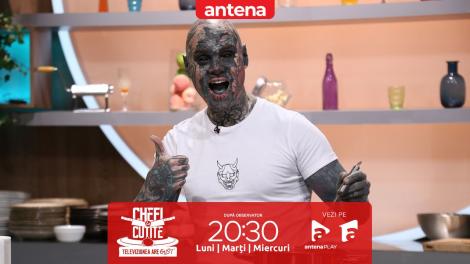 Chefi la cuțite | Sezonul 13, 2 aprilie 2024. Sylvaine Helaine aka Mr. Snake i-a uluit pe jurați cu înfățișarea lui. Care este povestea lui