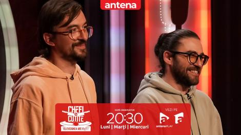 Chefi la cuțite | Sezonul 13, 3 aprilie 2024. Gemenii Gabriel și Mihai Corbu au stârnit o mulțime de reacții. Ce chef s-a declarat uimit