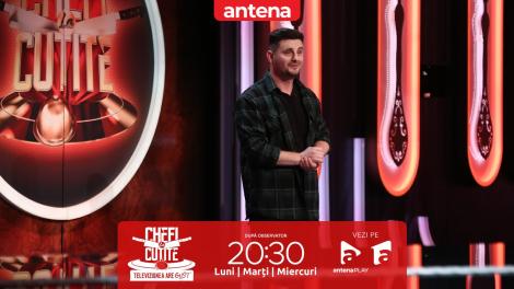 Chefi la cuțite | Sezonul 13, 9 aprilie 2024. Antonio Ștefănescu, concurentul care a gătit pentru Regina Angliei și invitații săi la Castelul Windsor