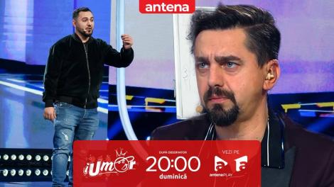 iUmor sezonul 16, 14 aprilie 2024. Iulian Buștean l-a făcut pe Cheloo să își facă cruce! Concurentul, încurajat să își încheie numărul: E pueril!