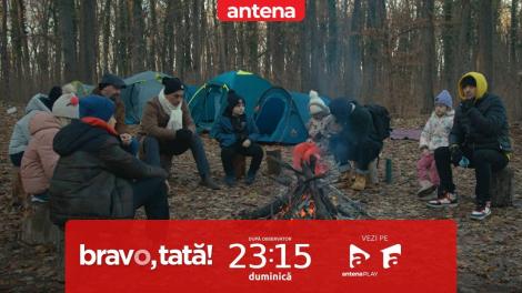 Bravo, tată! | Sezonul 2, episodul 8, 14 aprilie 2024. Tăticii au ieșit la camping cu cei mici! Mario se chinuie să asambleze cortul
