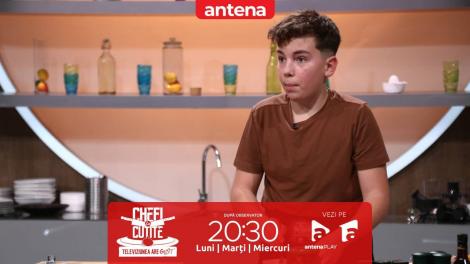 Chefi la cuțite | Sezonul 13, 15 aprilie 2024. Visul lui e să aibă un lanț de restaurante! Ce i-au spus lui Cristian Marin, puștiul de doar 13 ani