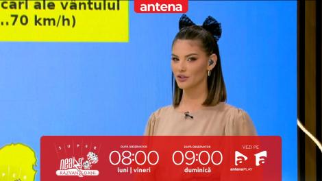 Super Neatza, 18 aprilie 2024. Prognoza meteo cu Ramona Olaru: Vreme rece și ploioasă. Temperaturi maxime între 6 și 19 grade Celsius