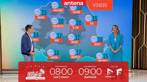 Super Neatza, 19 aprilie 2024. Prognoza meteo cu Diana Munteanu: Vremea se menține rece și închisă