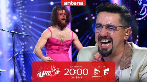 iUmor sezonul 16, 21 aprilie 2024. Michael Sagripanti, număr inedit de dans îmbrăcat în rochie roz