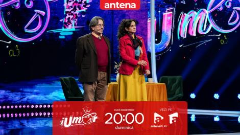 iUmor sezonul 16, 21 aprilie 2024. Alina și Cristin Tomi - jurizare