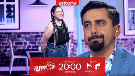 iUmor sezonul 16, 21 aprilie 2024. Alexandra Pasăre, număr de stand up comedy bazat din experiențele sale: Sunt poștaș de blide!