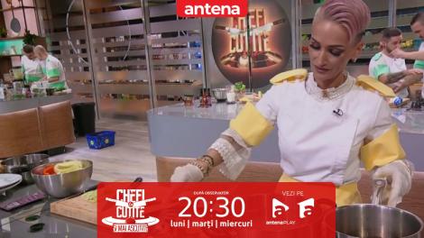 Chefi la cuțite | Sezonul 13, 22 aprilie 2024. Ce a putut să pună Regina Întunericului în farfuria Iuliei, atunci când ea nu era atentă