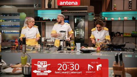 Chefi la cuțite | Sezonul 13, 22 aprilie 2024. Haosul s-a dezlănțuit în bucătărie! Irina Fodor a anunțat tema probei individuale