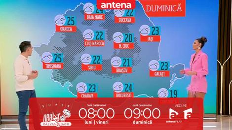 Super Neatza, 26 aprilie 2024. Prognoza meteo cu Ramona Olaru: Vremea se încălzeşte în toată ţara