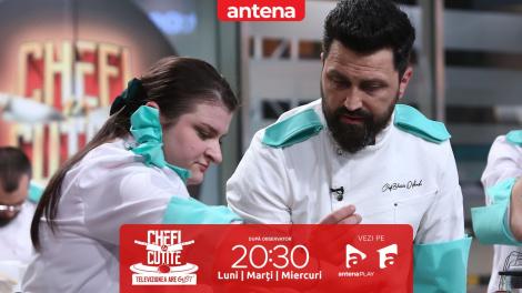 Chefi la cuțite | Sezonul 13, 29 aprilie 2024. Chef Orlando Zaharia, criză de nervi: Bucătarii lui pește!