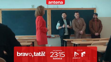 Bravo, tată! | Sezonul 2, episodul 11, 5 mai 2024. Flavius, Gioni și Mario, vizită în fostul lor liceu. Ce au pățit când au ajuns în fața clasei