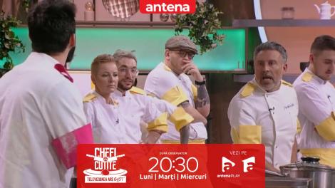 Chefi la cuțite | Sezonul 13, 6 mai 2024. Conflict de proporții între doi jurați. Chef Sautner a început să arunce cu obiecte în chef Richard