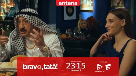 Bravo, tată! | Sezonul 2, episodul 13, 12 mai 2024. Tatăl Danei se dă drept iubitul șeic al Ramonei la o întâlnire dublă